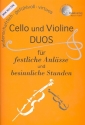 Duos fr festliche Anlsse und besinnliche Stunden fr Violine und Violoncello Partitur und Stimmen
