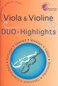 Duos-Highlights fr Violine und Viola Partitur und Stimme