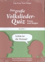 Das groe Volkslieder-Quiz Band 1 Schn ist die Heimat