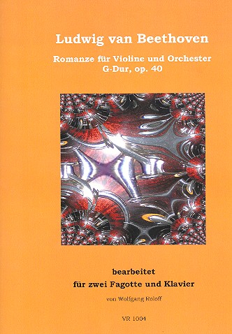 Romanze G-Dur op.40 fr Violine und Orchester fr 2 Fagotte und Klavier