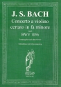 Concerto fa minore a violino certato nach BWV1056 für Violine und Klavier