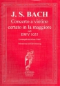 Concerto la maggiore a violino certato nach BWV1055 fr Violine, Streicher und Bc Klavierauszug mit Solostimme