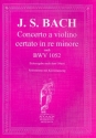 Concerto re minore nach BWV1052 Klavierauszug mit Solostimme