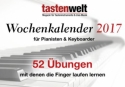 Tastenwelt Kalender 2017 Wochenkalender 21x20 cm