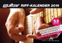 Guitar Riff Kalender 2019 Wochenkalender 15 x 21 cm