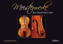 Kalender Meisterwerke des italienischen Geigenbaus 2019 Monatskalender 31x44cm