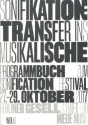 Sonifikation - Transfer ins Musikalische Programmbuch zum Festival Sonifikationen - Klingende Datenstrme