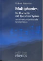 Multiphonics und andere zeitgenssische Spieltechniken fr Klarinette mit deutschen System