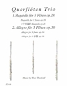 Querflten Trio fr 3 Flten Partitur und Stimmen