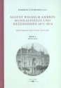 August Wilhelm Ambros Musikaufstze und Rezensionen 1872-1876 Band 2