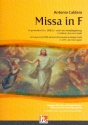 Missa in F fr Soli, gem Chor, 2 Violinen, Bass und Orgel Klavierauszug / Orgelauszug