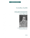 4 Dances from op.174 for clarinet ensemble score and parts