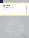 4 Duets of the French Baroque for 2 descant recorders Spielpartitur