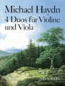 4 Duos f�r Violine und Viola Stimmen