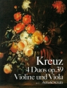 4 Duos op.39 f�r Violine und Viola Stimmen