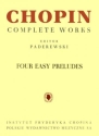 4 easy Preludes op.28 for piano