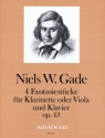 4 Fantasiest�cke op.43 f�r Klarinette in B (Viola) und Klavier