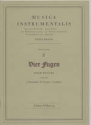 4 Fugen f�r 4 Melodieinstrumente Partitur
