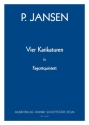 4 Karikaturen f�r Fagottquintett Partitur und Stimmen