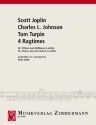 4 Ragtimes f�r 4 Fl�ten (Altfl�te in G ad lib) Partitur und Stimmen