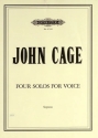 4 Solos for voice (S, A, T or B) 4 Scores (for all keys),  archive copy