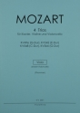 4 Trios f�r Violine, Violoncello und Klavier Viola-Stimme statt Violoncello