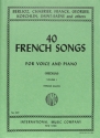 40 French Songs vol.1 for medium voice and piano (fr)