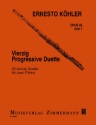 40 progressive Duette op.55 Band 1 f�r 2 Fl�ten Spielpartitur