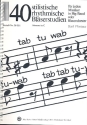 40 stilistische rhythmische Bl�serstudien f�r Blasorchester (Big Band) Stimme in C