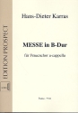 Messe B-Dur fr Frauenchor a cappella Partitur