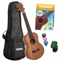 Tenor Ukulele Mahagoni Set (inkl. Schule, Tuner, gepolsterte Tasche, 3Plektren)