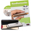 Special Blues Harmonica Set (+QR-Code/deutsch)  Buch, Case, Pflegetuch und Instrument