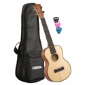 Tenor Ukulele Fichte Solid Top (inkl. gepolsterte Tasche und 3 Picks)