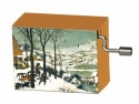 Spieluhr Fr Elise Motiv Jger im Schnee (Breughel) mit Holz-Resonanzboden