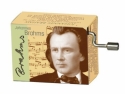 Spieluhr Johannes Brahms - Melodie Wiegenlied auf Resonanzholz in Motivschachtel