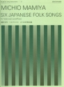 6 Japanese Folk Songs: fr Violoncello und Klavier