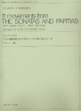 11 Movements from Sonatas and Partitas BWV1001-1006    for treble recorder