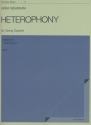 Heterophony Streichquartett Partitur