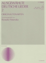 : Ausgewhlte Deutsche Lieder Band 2 Singstimme und Klavier