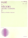 Mlodies compltes vol.2 pour chant et piano