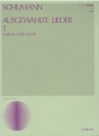 Ausgewhlte Lieder Band 1 Sopran (Tenor) und Klavier