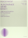 Ausgewhlte Lieder Band 1 Gesang und Klavier