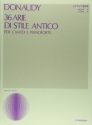 36 Arie di Stile Antico Gesang und Klavier