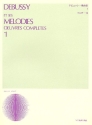 Debussy et ses mlodies fr Gesang und klavier