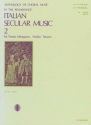 : Italian Secular Music Vol. 2 gemischter Chor (SATB) Partitur