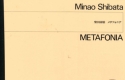 Shibata, Minao Metafonia Orchester Partitur