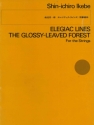 Elegiac Lines/The Glossy-Leaved Forest Orchester Partitur