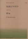 Mendelssohn Bartholdy, Felix Morgenlied op. 62/4 Klavier