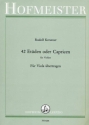 42 Et�den oder Capricen f�r Violine, f�r Viola �bertragen