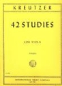 42 Studies for viola solo
